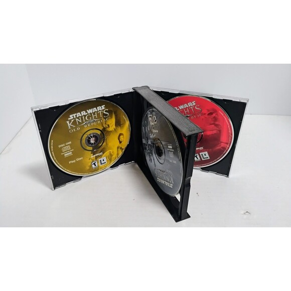 STAR WARS PC 5 GAME LOT KOTOR JEDI OUTCAST TIE FIGHTER MYSTERIES OF THE SITH ETC - Picture 6 of 11